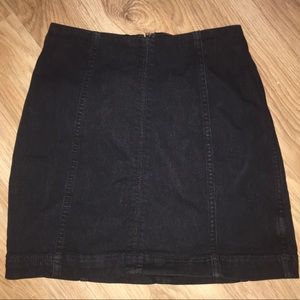 Free People Black Skirt